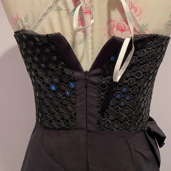Lilly Pulitzer black strapless mini dress size 2 - Picture 8 of 14